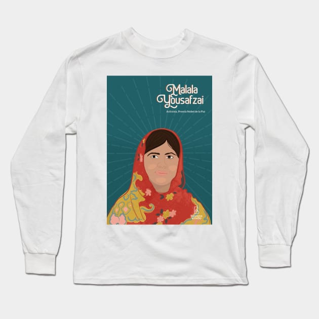 Malala Long Sleeve T-Shirt by BanannaEstudio